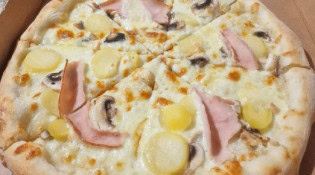 Papa-poule - Une pizza