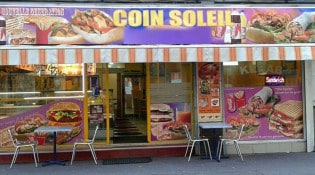 Coin soleil - La façade du restaurant