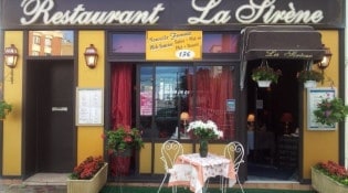 La Sirène - La façade du restaurant