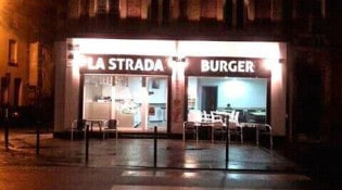 La Strada Burger - La façade du restaurant