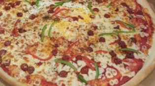 La Case à Pizza - Une pizza orientale