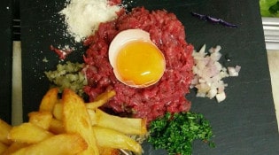 Le Francilien - Tartare de bœuf à l'italienne 