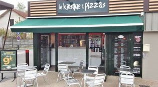Le Kiosque à Pizzas - La façade du restaurant