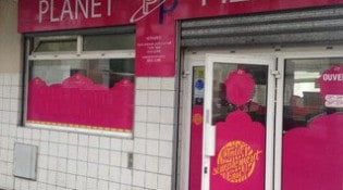 Planet pizza - La façade du restaurant