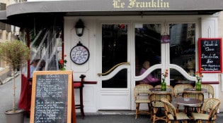 Le franklin - La façade du restaurant