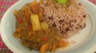 Les délices de patho - Le riz, haricots rouges et bourguignon de boeuf