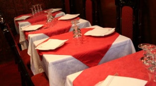 Délice de Agra - La presentation de la table