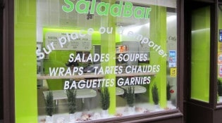 Saladbar Fraîcheur - La façade du restaurant 