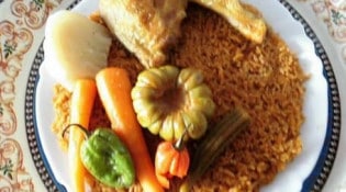 Ahkadi - Tiebe, poulet et légumes