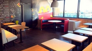 Mc Donald's - La salle de restauration