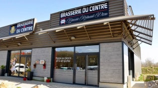 Brasserie du centre - La façade du restaurant