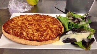 Aux grains de sable - une assiette