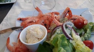 La Mouette - une assiette