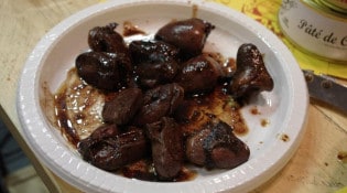 Cave les Quilles - Un plat