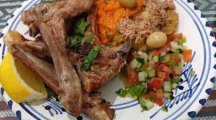 L'assiette de Tunis - Un plat