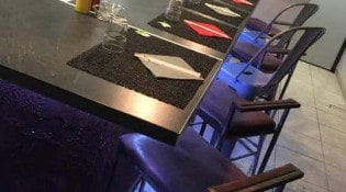 Ô Sushi Bar - La salle de restauration 