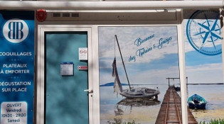 La barque bleue - la façade
