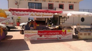 Au poulet gourmand - Le stand