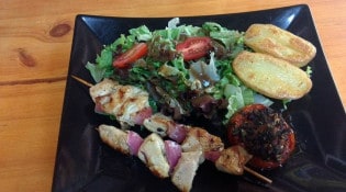 Le Tournesol - Brochette de poulet gingembres citron