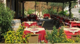 Restaurant Le Vallon - La terrasse