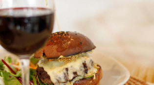 Awa cafe - Un burger