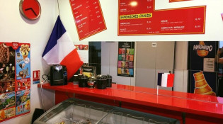 Snack Du Rocher - Le comptoir