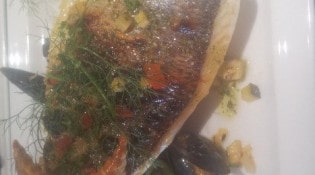 Auberge de la rade - Un plat