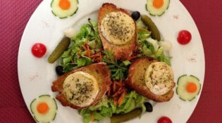 Restaurant du Cours - salade de chèvre