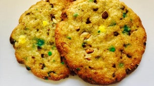 La cabane du lycée - Cookies aux m&m's (fait maison)