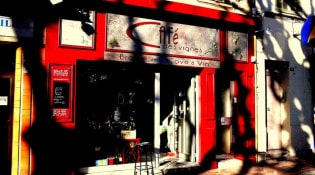Café des Vignes - La façade du restaurant