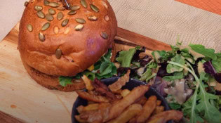 La P'tite Moulerie - Un burger