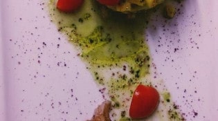 Les 5 Sens - Filet de cabillaud rôti, risotto de courgettes jaunes au basilic frais