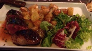 Le cochon bleu - Un autre exemple de plat