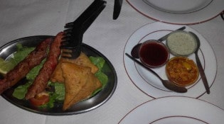 Palais du maharaja - Une assiette