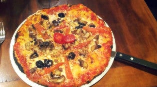 Chez Félicien - La pizza végétariana