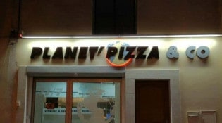 Planet'pizza & Co - La façade