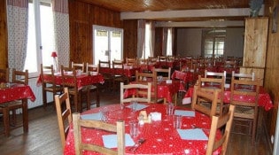 Le Chalet Liotard - La salle de restauration 