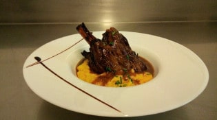 Le Bistrot Du Palais - Souris d'agneau, jus au thym et sa purée de légumes du marché