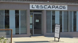L'escapade - La façade du restaurant