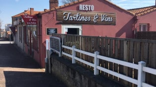 Tartines & Vins - La façade du restaurant