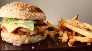 Food burger - Un burger frite