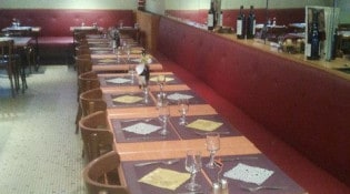 Bistro du mail - La salle de restauration