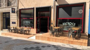 Escrocs - La façade du restaurant