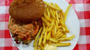 La pause chalet - Un burger