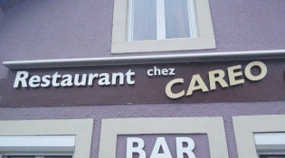 Chez Careo - La façade du restaurant