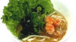 Sushi Kyo Futao - La salade, soupe udon aux crevettes