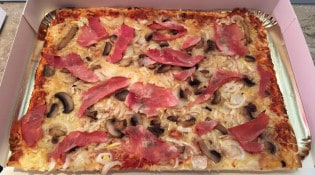 Aux délices du pain - Une pizza