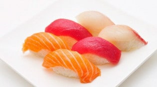 Sushi Paradise - Une assiette de sushi 