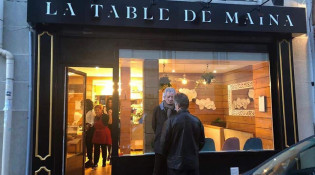 La Table de Maïna - La façade du restaurant