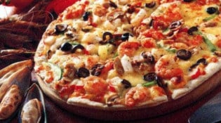 Akhtamar - La pizza aux fruits de mer